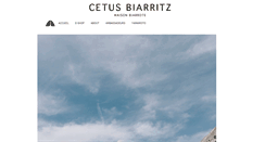 Desktop Screenshot of cetusbiarritz.com